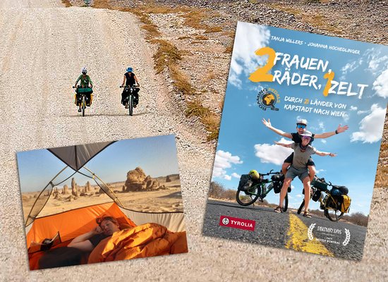 2 Frauen, 2 Räder, 1 Zelt